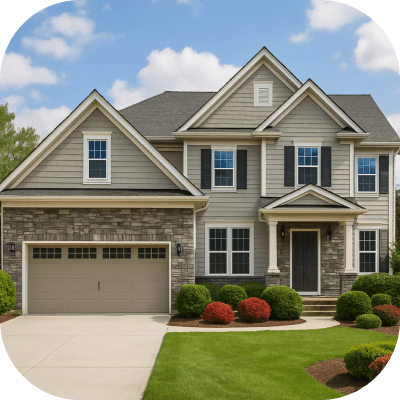House representing real estate